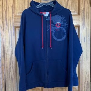 Nike Womens Minnesota Twins zip up sweatshirt. XXL. Like new!